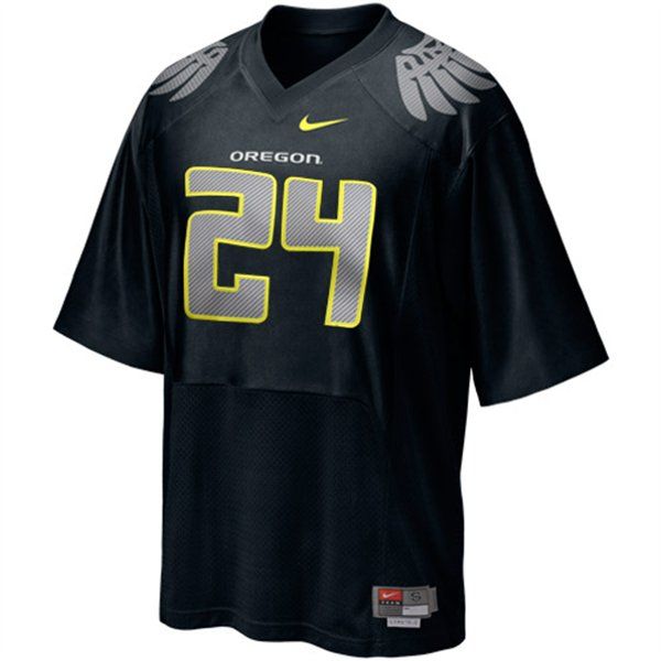 Oregon Ducks #24 Nike BLACK Football Jersey sz Youth Medium