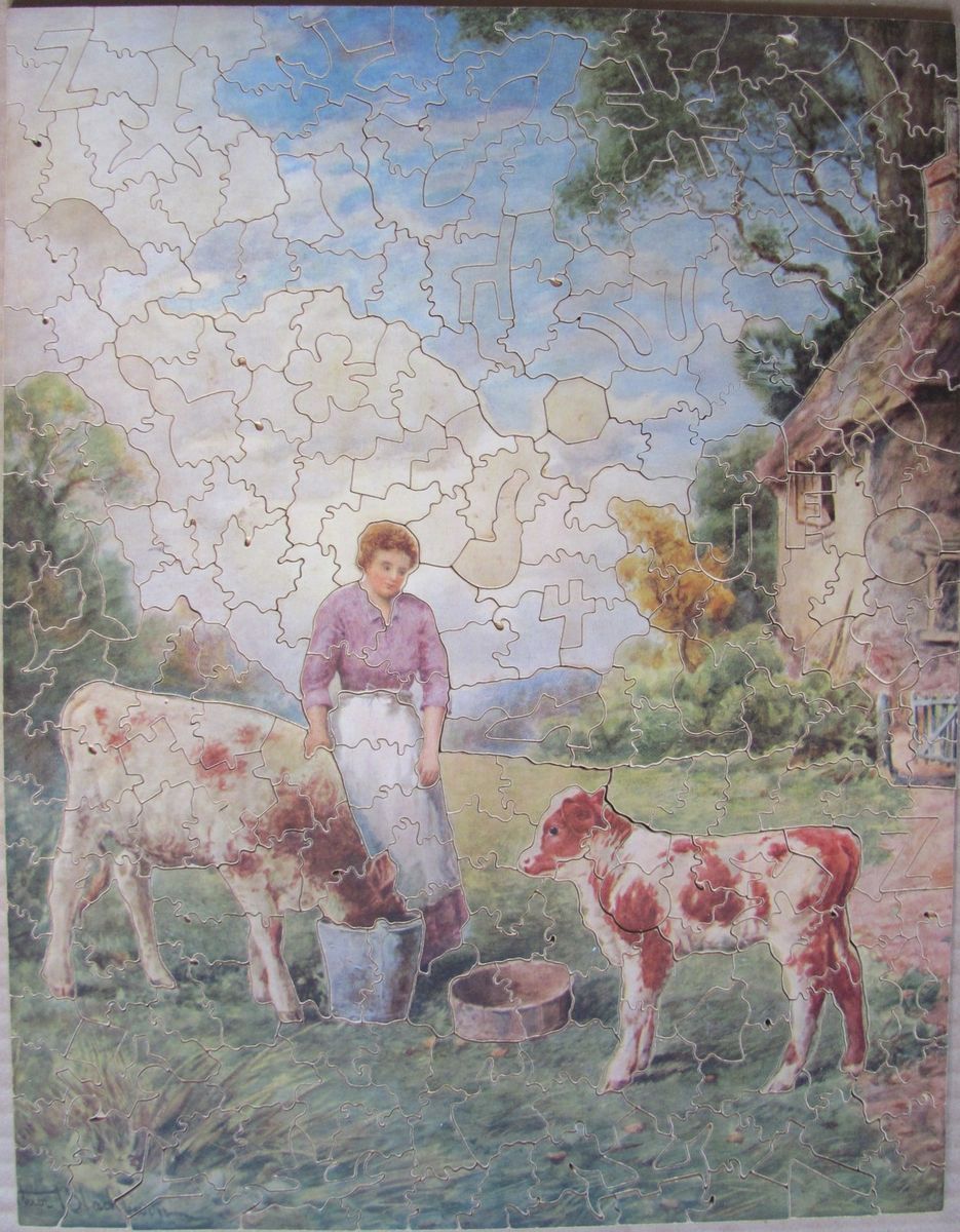 Wooden Jigsaw Puzzle by Frederick G Parker