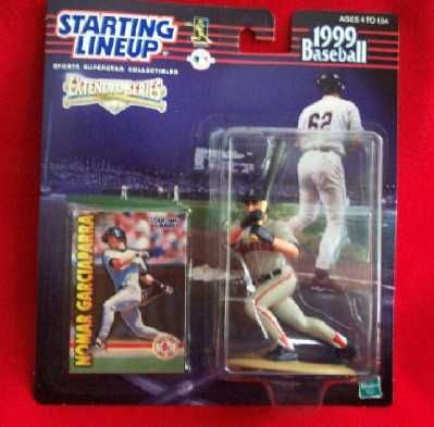 nomar garciaparra 1999 starting lineup slu moc photo