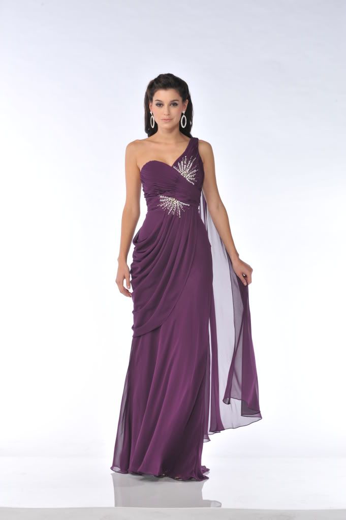  SILK ONESHOULDER DESIGNER PLUS SIZE EVENING GREEK GODDESS FORMAL DRESS