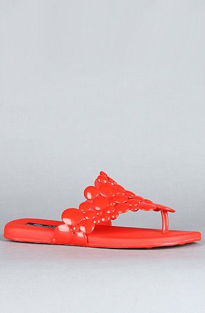 Karmaloop Melissa Shoes The Fontessa x Gaetano Pesce Flip Flop Red