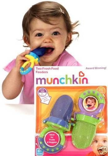 Munchkin 2pk Baby Fresh Food Weaning Net Mesh Feeder