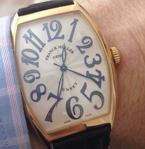 Franck Muller 18K Red Gold 6850 Sunset RRP £15000 PX