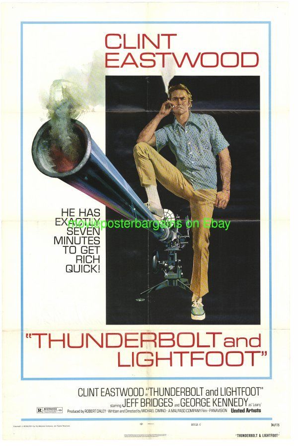 Thunderbolt and Lightfoot Movie Poster Ver C 27x41 FLD