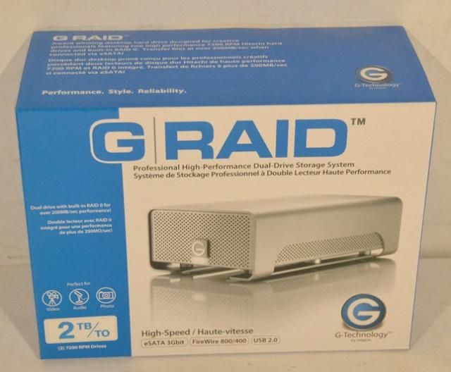 Technology G RAID 2 TB Dual External Hard Drive