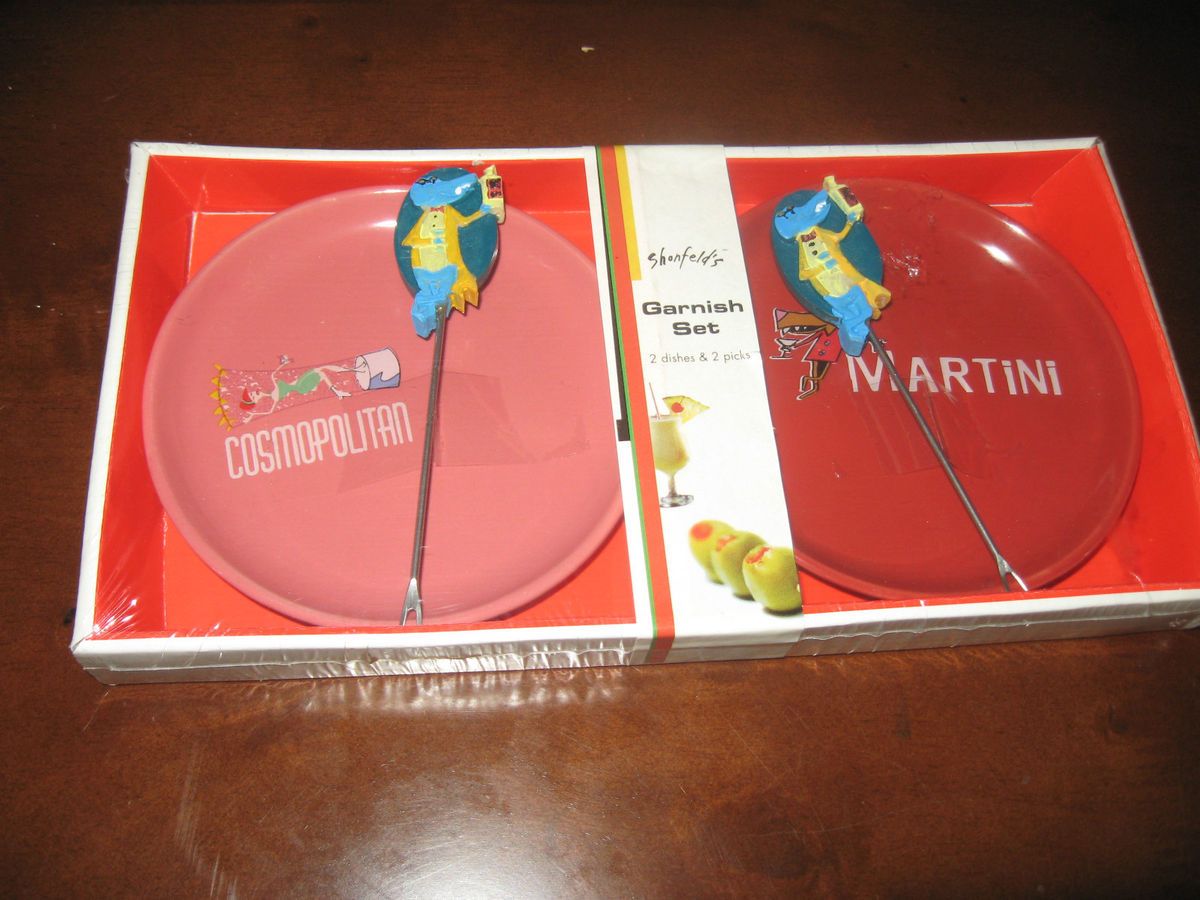  Martini Garnish Set Brand New in Box