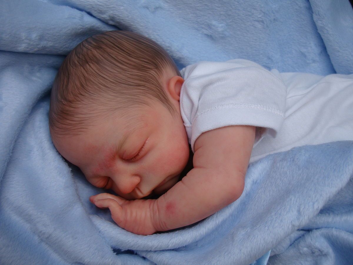 lovely baby boy reborn Adrian by Ulrike Gall BBBs