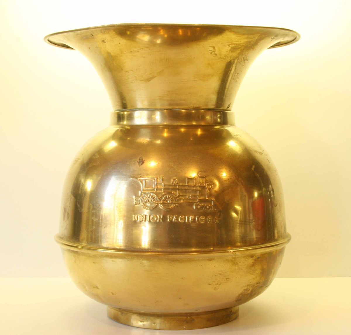 Union Pacific RR Brass Spitoon