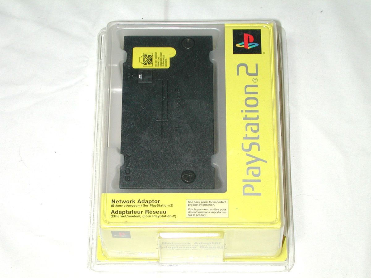 NEW Playstation 2 Internet Network Adapter Sony PS2 net online modem