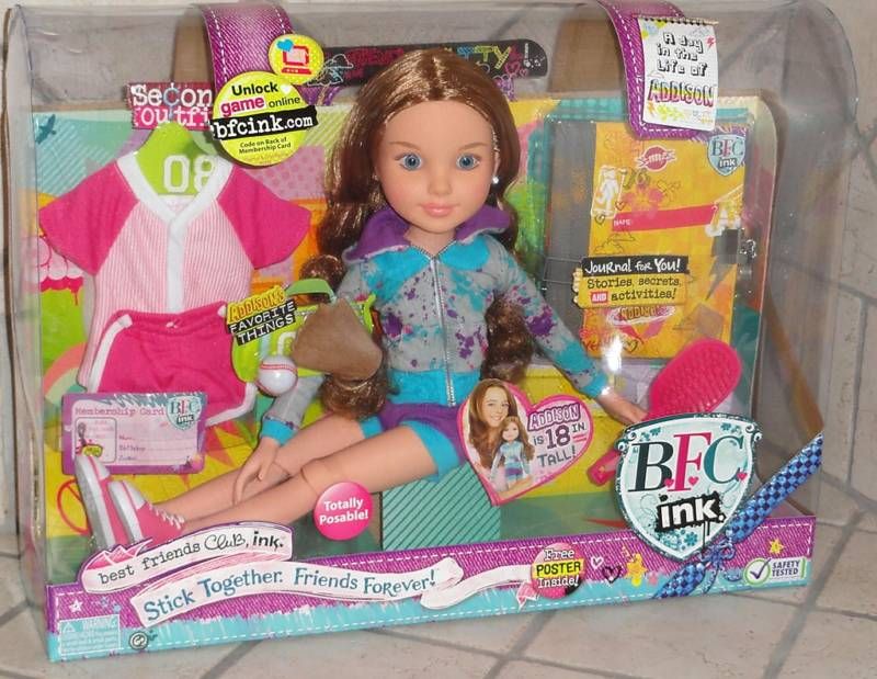 Best Friends Club Ink 18 Large Tall Doll Pack Addison