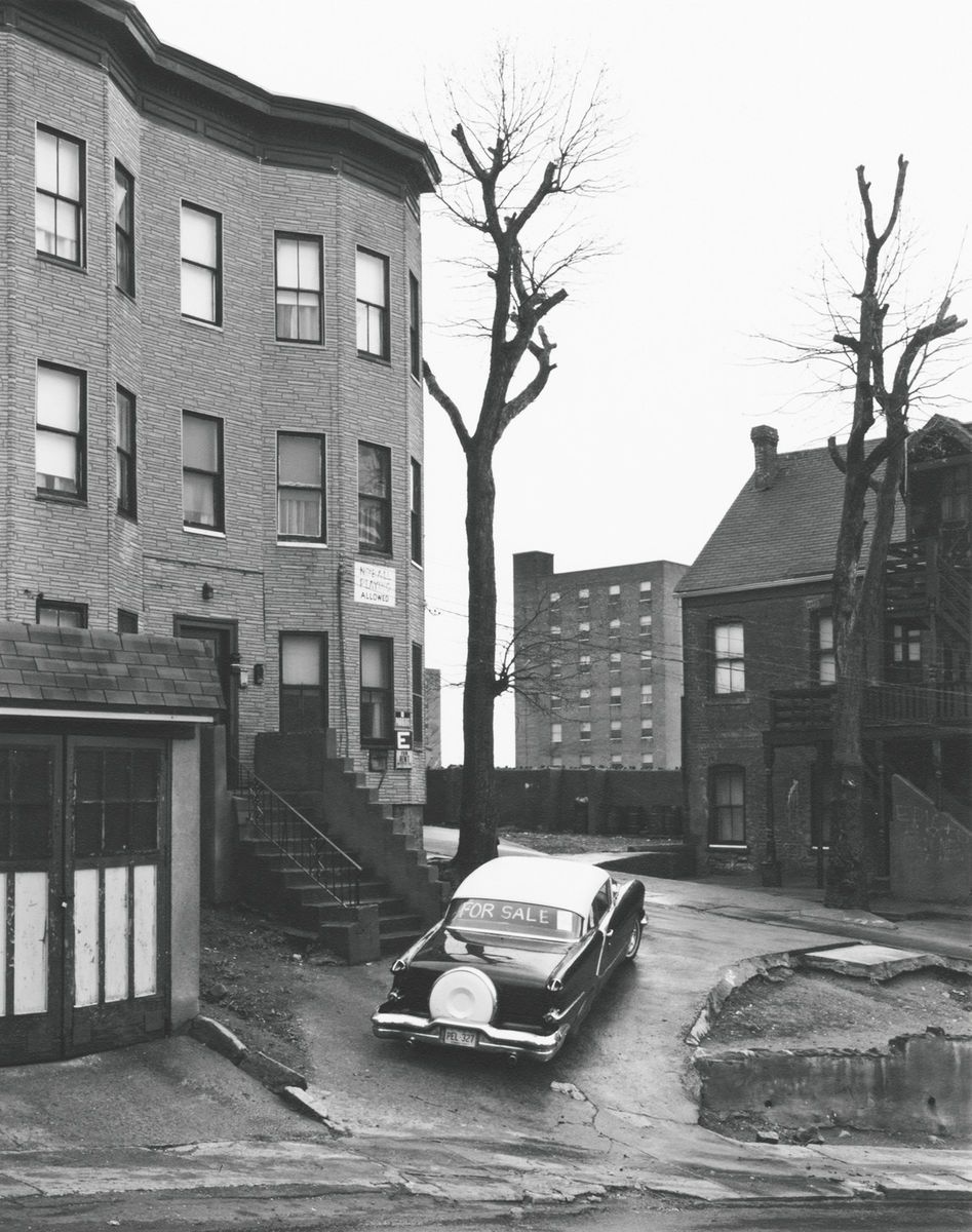 George TICE Car For Sale N J 1969 VINTAGE silver print SIGNED