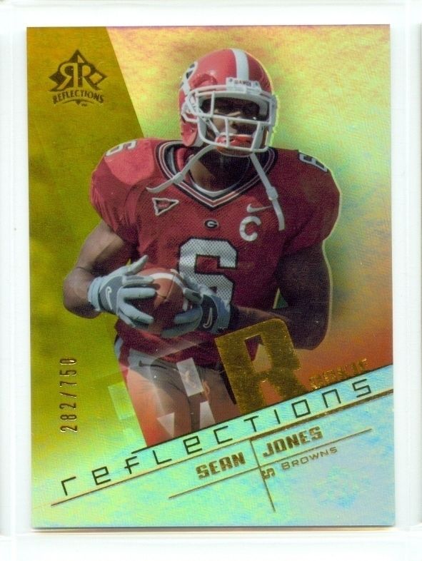 2004 Reflections 129 Sean Jones RC Browns Georgia Bulldogs