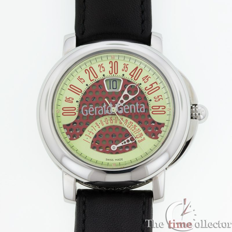 Gérald Genta Arena Sport Biretro Jump Hour Wristwatch