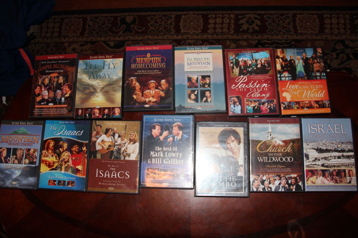  13 Gaither Series DVDs