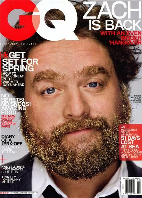 GQ Magazine 5 11 Fashion Cam Gigandet Zach Galifianakis