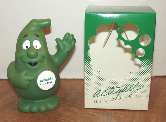 Actigall Gall Bladder Vinyl Medical Promo Advertising Ad Figure