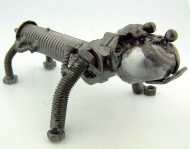  Metal English Bull Dog Pet Lovers RARE Figure Home Office Decor