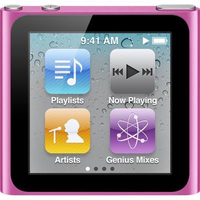 Apple iPod 16GB Nano 6th Generation Pink MC698LL/A With Fm Radio