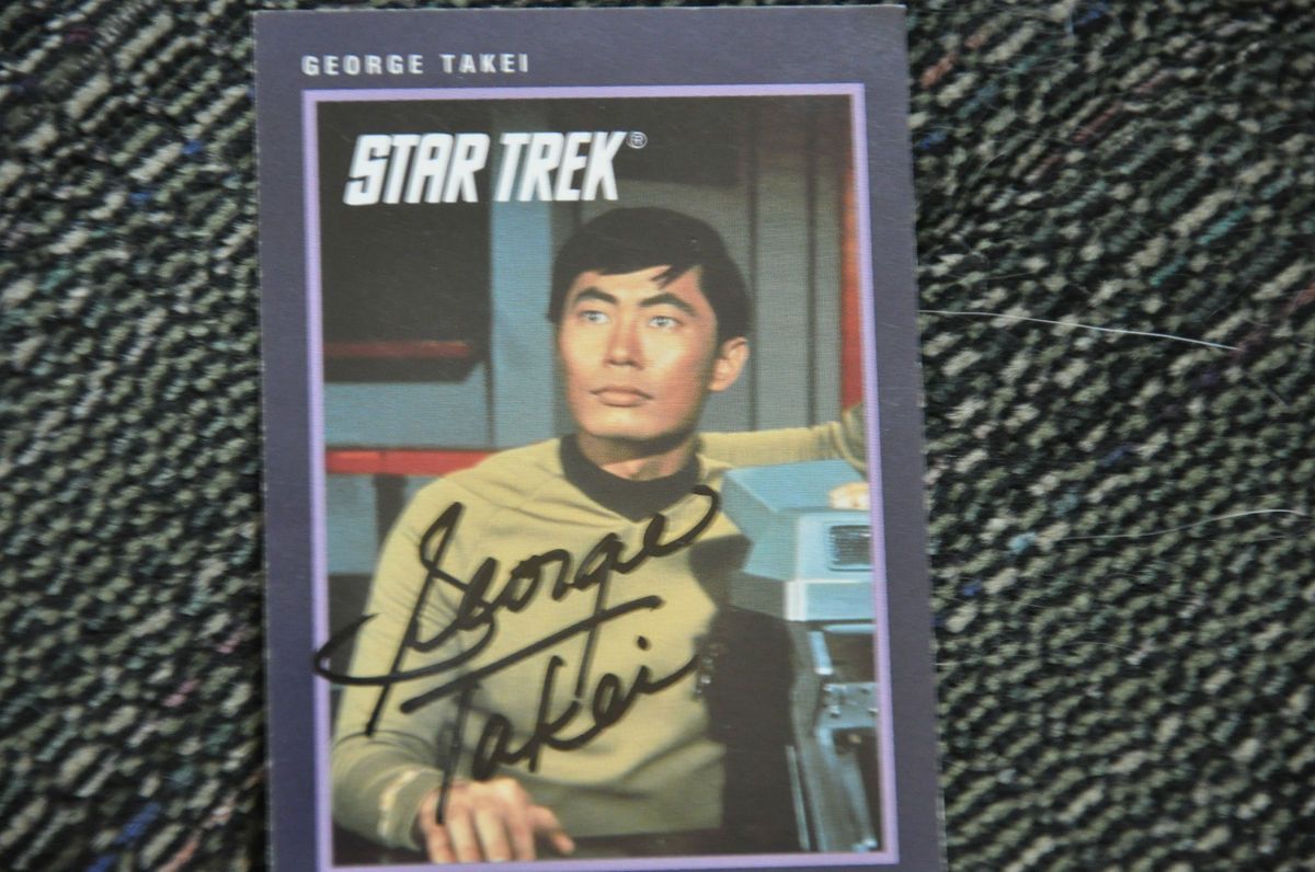 Star Trek George Takei Autographed Trading Card