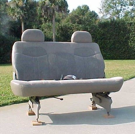 GMC Safari Astro Van New Third Row Complete Rear Seat Medium Neutral