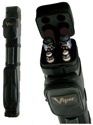 GLD Viper Classic Q Vault Black Hard Tube Cue Case 2x2