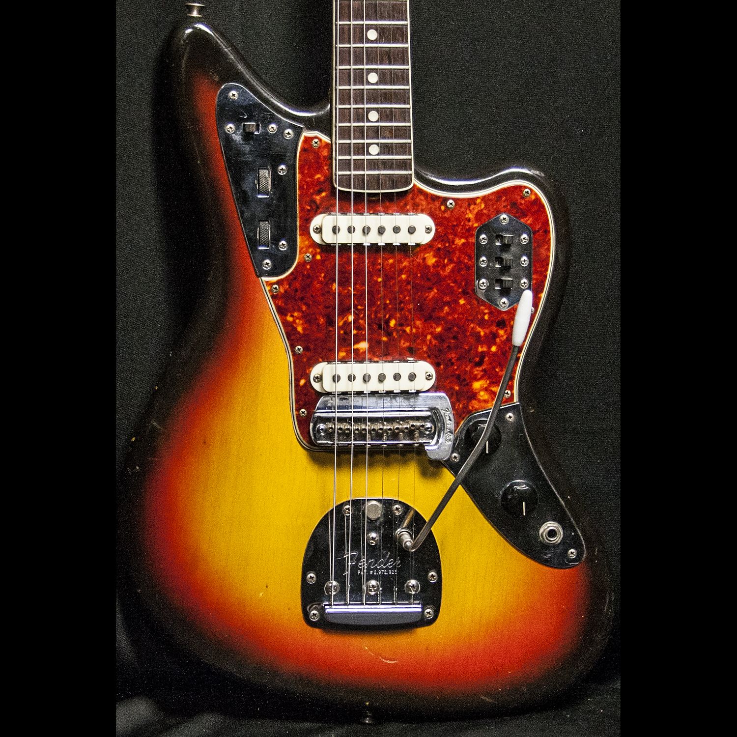 Vintage 1965 Fender Jaguar 3 Tone Sunburst 100 All Original