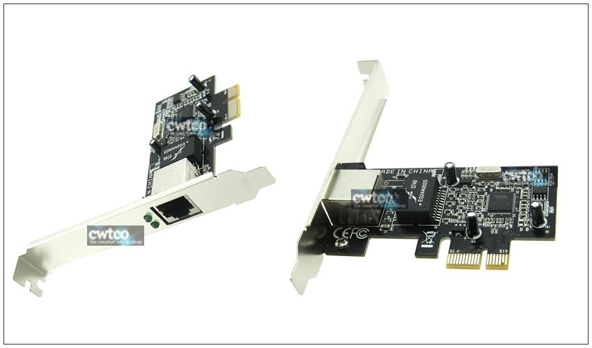 PCIe 10 100 1000M Gigabit Ethernet LAN Network PCI Card