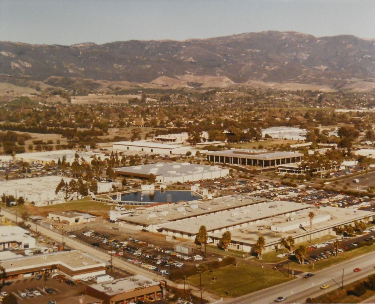 Santa Barbara Goleta California Arial View Very Nice about 1980 Huge