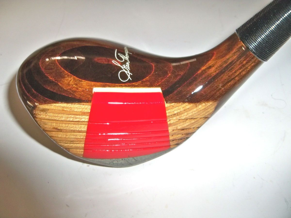 Stan Thompson Ginty 3 Wood Mens RH Laminate Vintage Golf Club Recoated