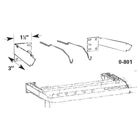 Graber Drapery Hardware Traverse Valance Extender Kit