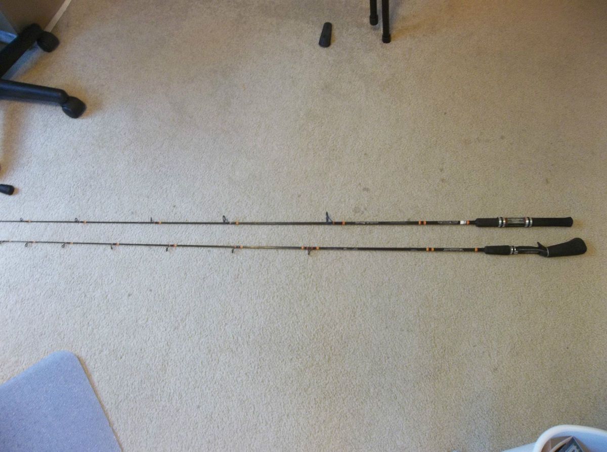 Set of Two Vintage Berkley Lightning Rods Excellent Cond