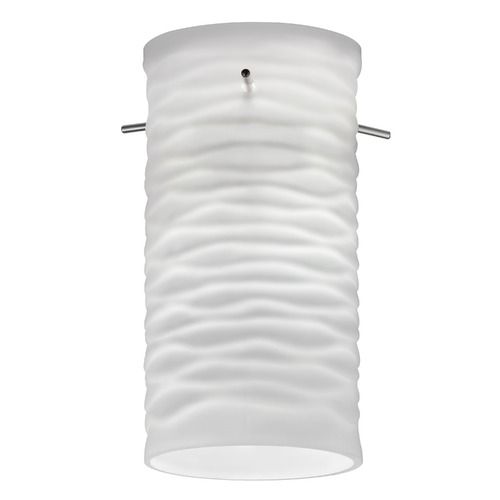 Lithonia Lighting Mini Pendant with Glass Cylinder Wave Shade in