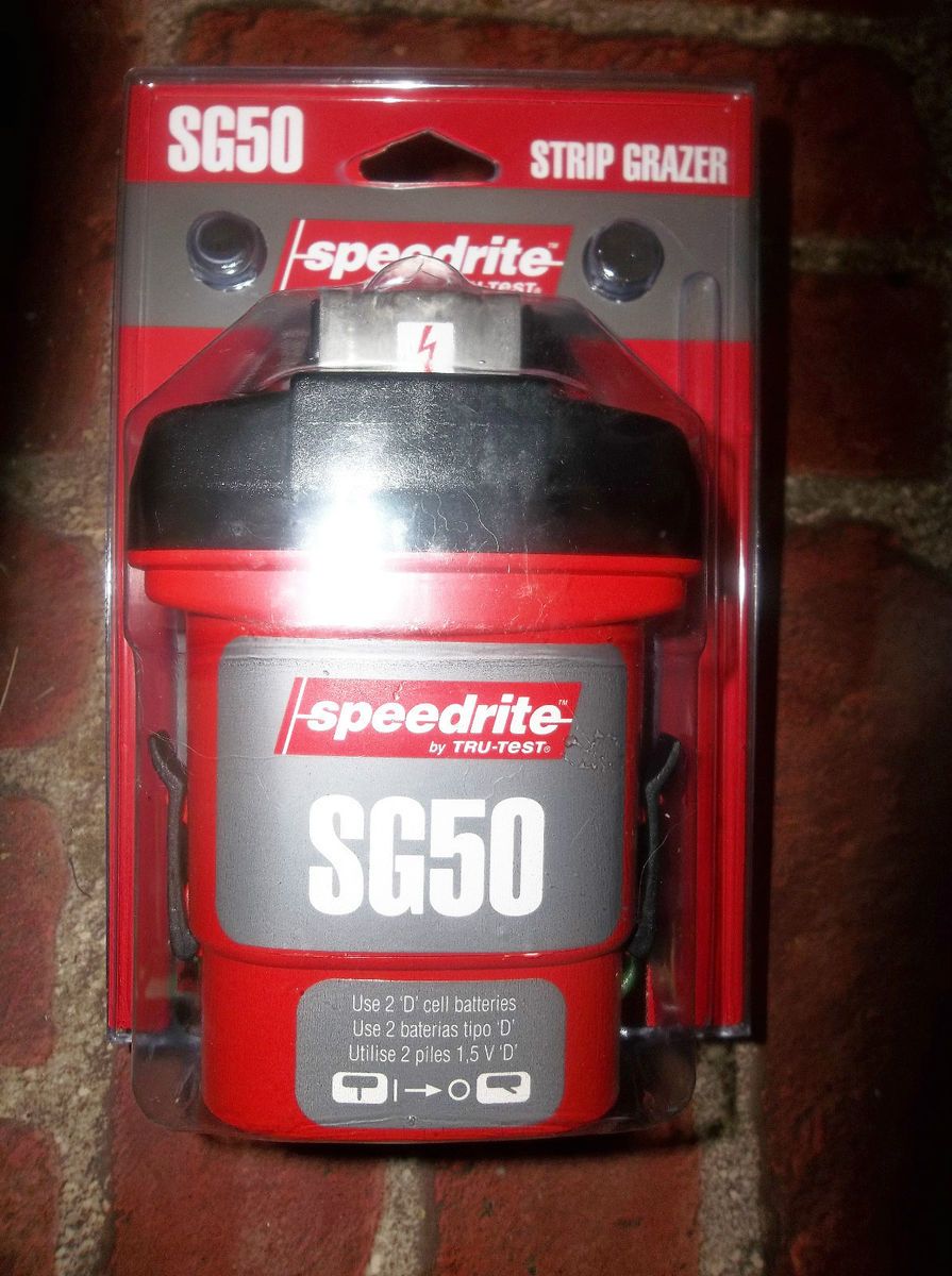  Fence charger Spreedrite Tru Test, strip grazer, 2/3 mile portable