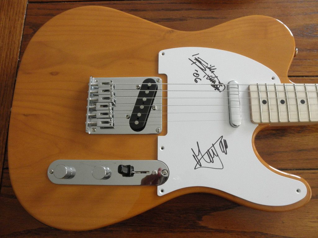 ROLLING STONES/MICK JAGGER KEITH RICHARDS SIGNED PROOF SIGNED FENDER