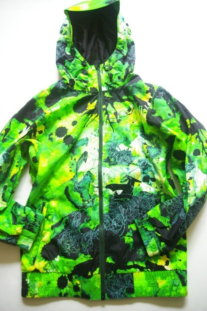 Nike 6 0 Kampai Green Snowboard Jacket Size Large