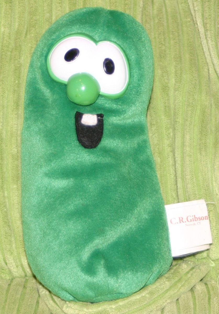 Veggie Tales Cucumber Green Bean Bag Stuffed Plush
