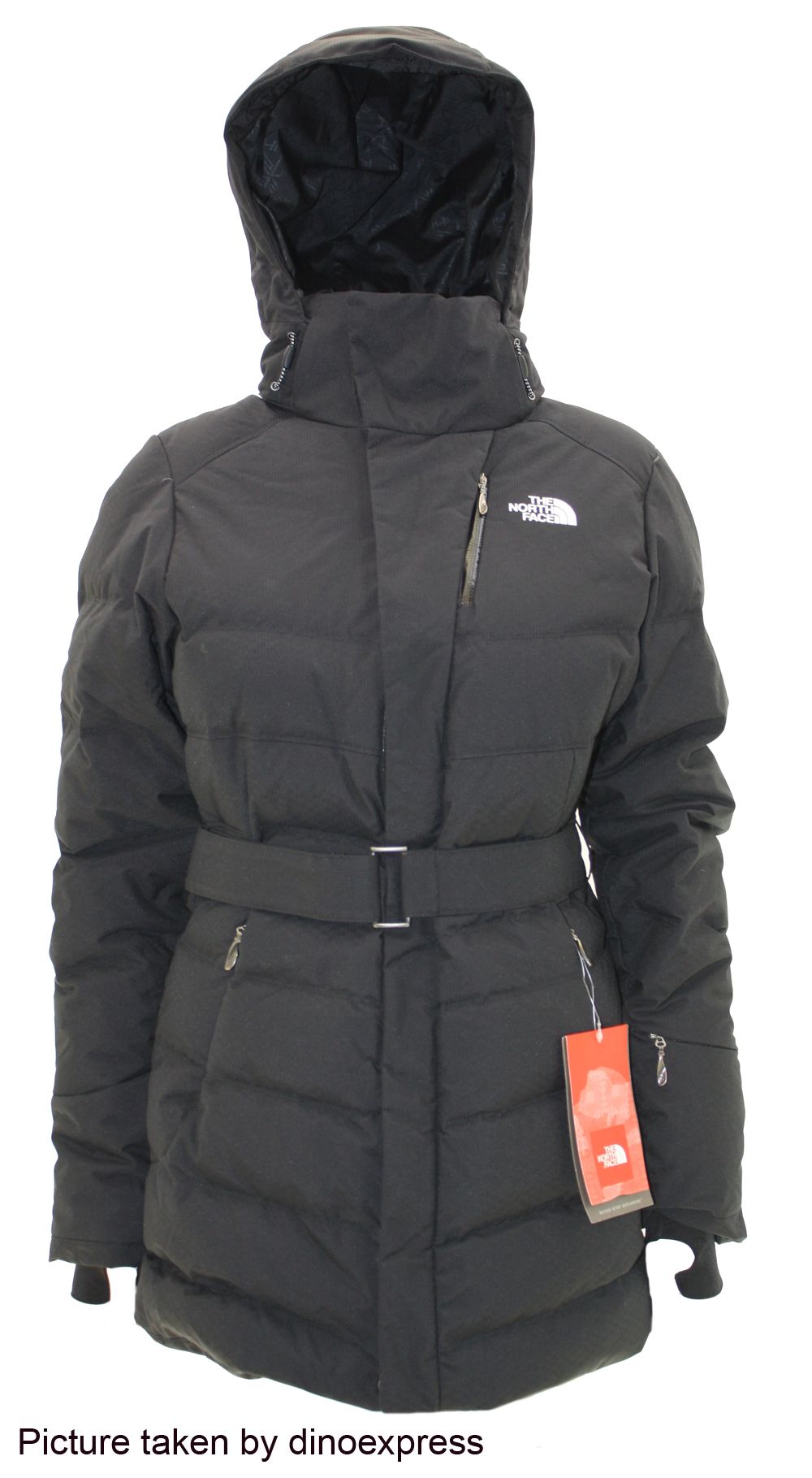 New The North Face Womens Greta Down Jacket Black Sz M