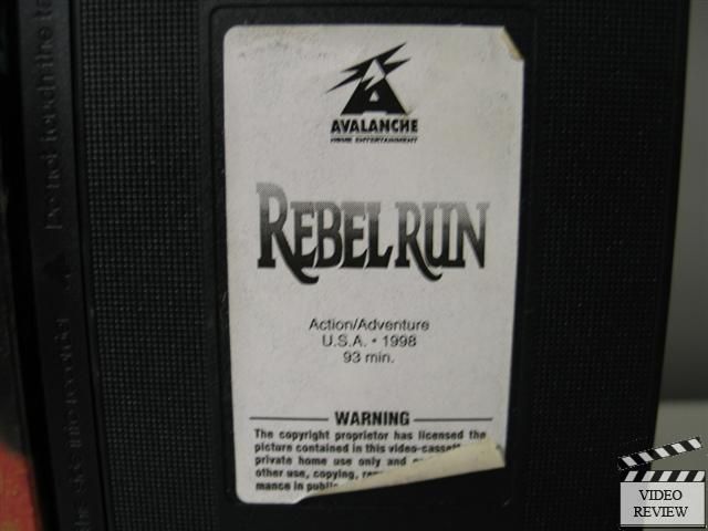 Rebel Run VHS Richard Grieco Sean Young Michael Ironside Henri Colline