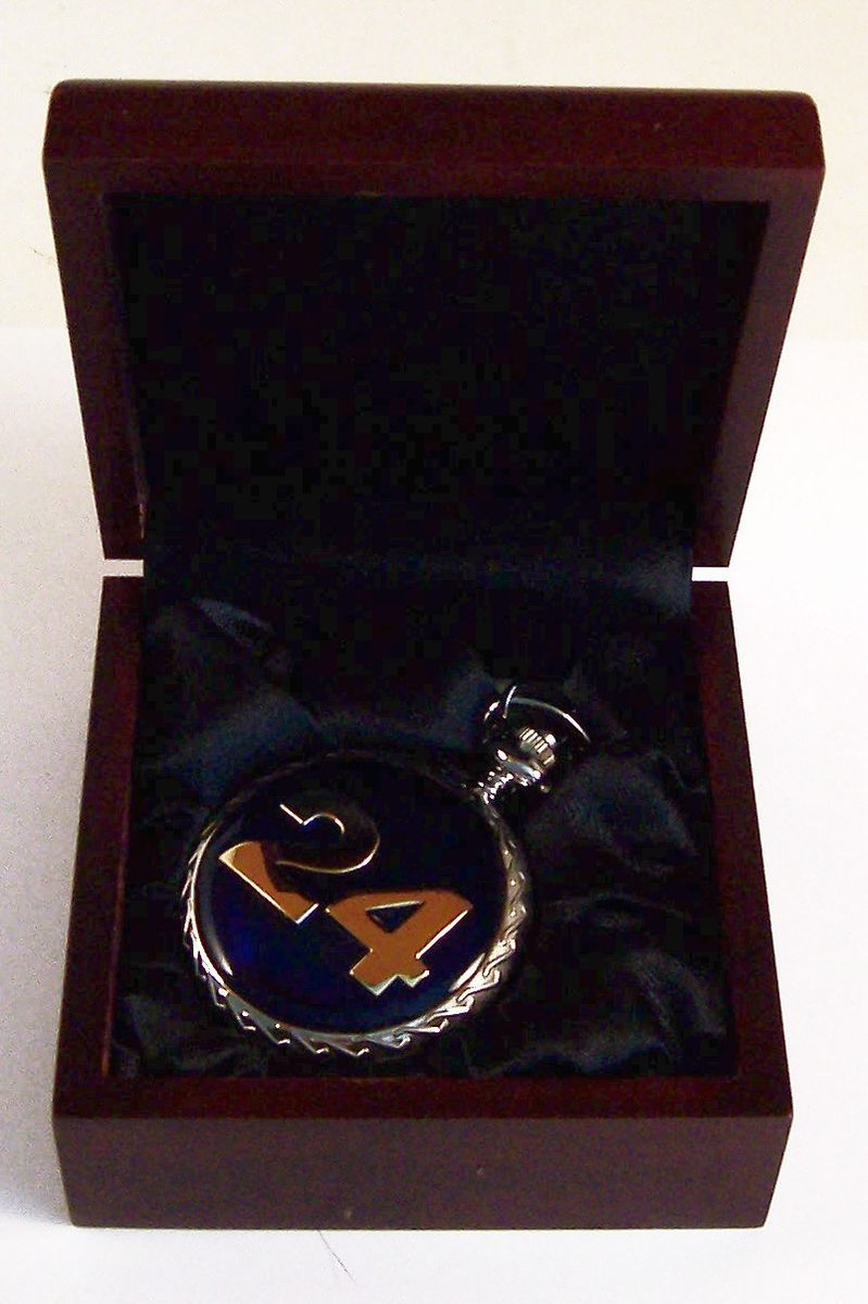 Pocket Watch Jeff Gordon 24 in Wood Box