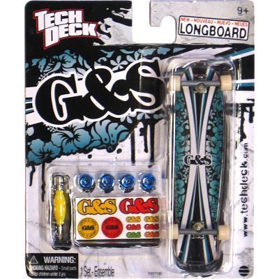 TECH DECK 120MM GORDON & SMITH BLUE HAWAII LONGBOARD FINGERBOARD MINI