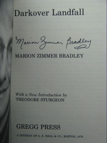  Landfall by Marion Zimmer Bradley Gregg Press 1978 0839824041