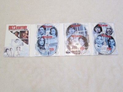 Greys Anatomy Season 1 Season 2 Season 3 DVD LOT ~ uncut ~ extended