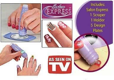 Nail Art Stamp tools Stamping Polish Nail DIY Design Kit set Decoratio