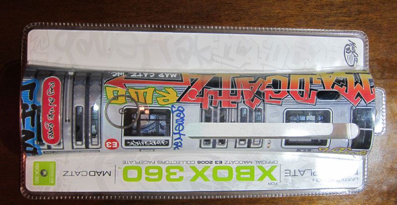  Faceplate RARE Limited Edition Madcatz E3 2006 Train Graffiti