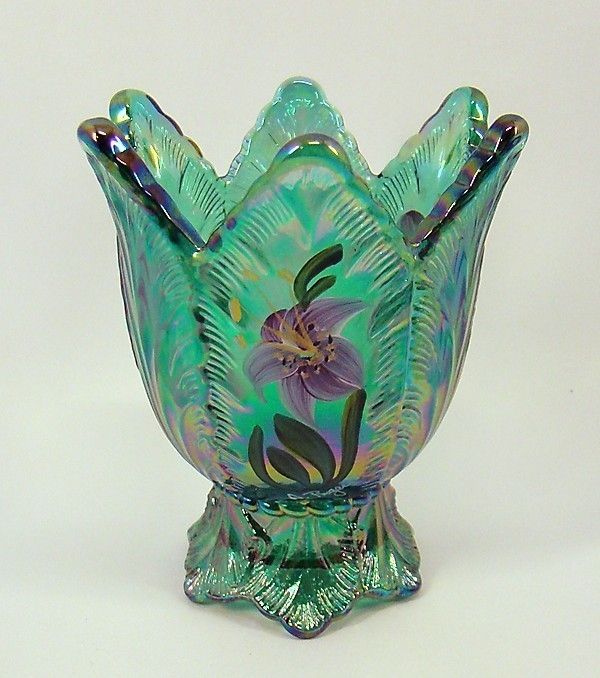   FENTON Art Glass VOTIVE Candleholder TEA LIGHT Tulip Candle Holder
