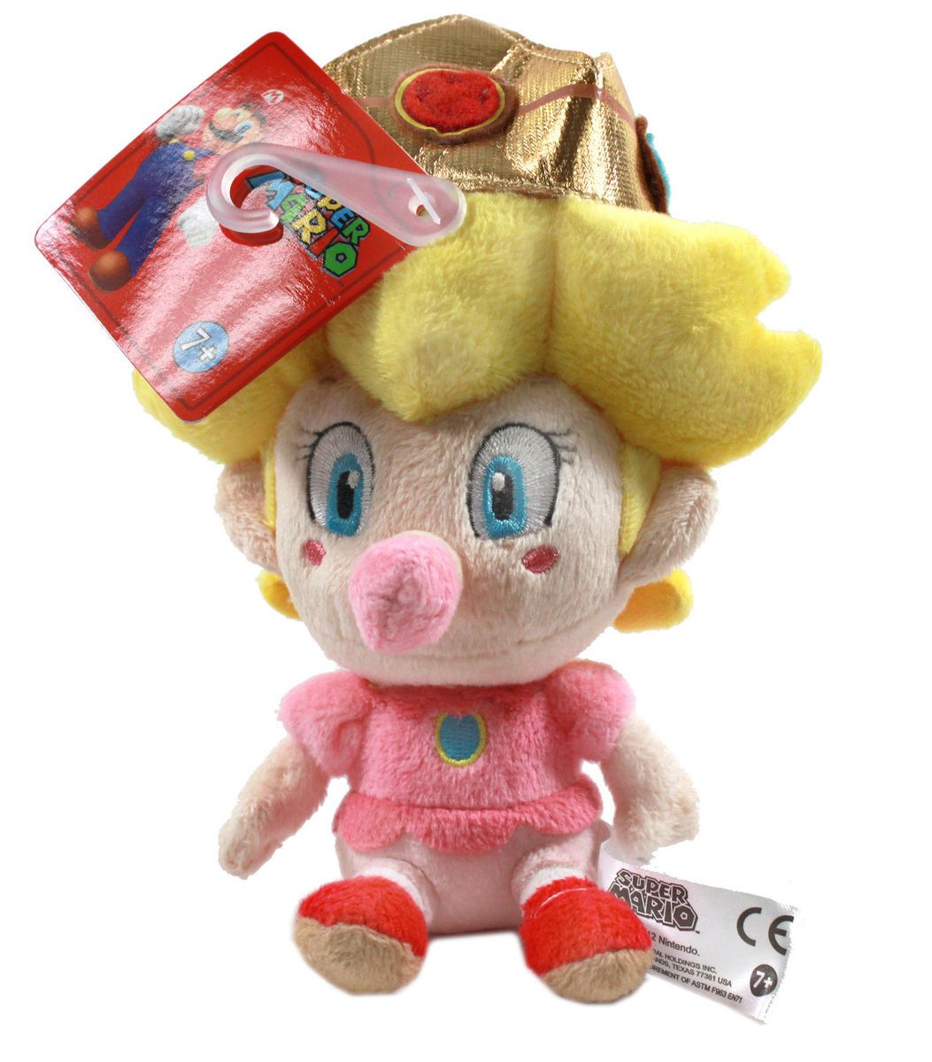 Authentic Brand New Global Holdings Super Mario Plush   5 Baby Peach