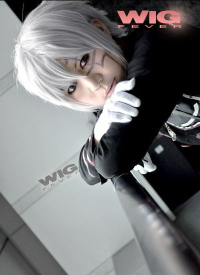 Gray Man Allen Walker Cosplay Short Grey Hair Wig