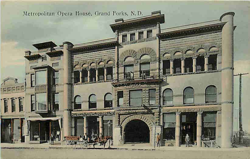 Grand Forks North Dakota ND 1908 Metropolitan Opera House Vintage