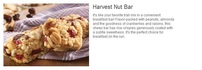 Harvest Nut Bar Qty 7 Healthy on The Go Breakfast Bar 