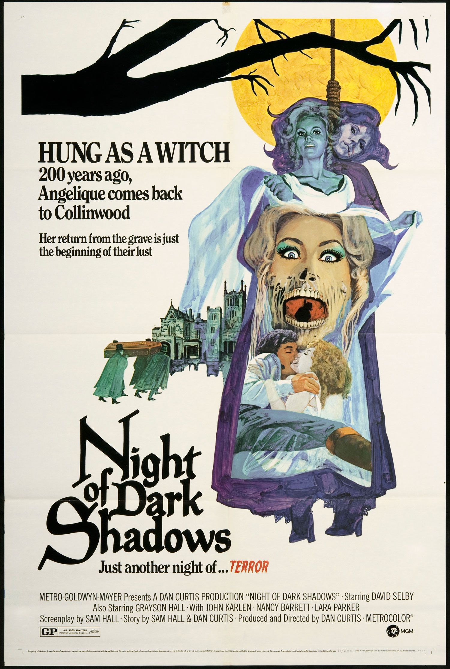 Night of Dark Shadows 1971 Original U s One Sheet Movie Poster